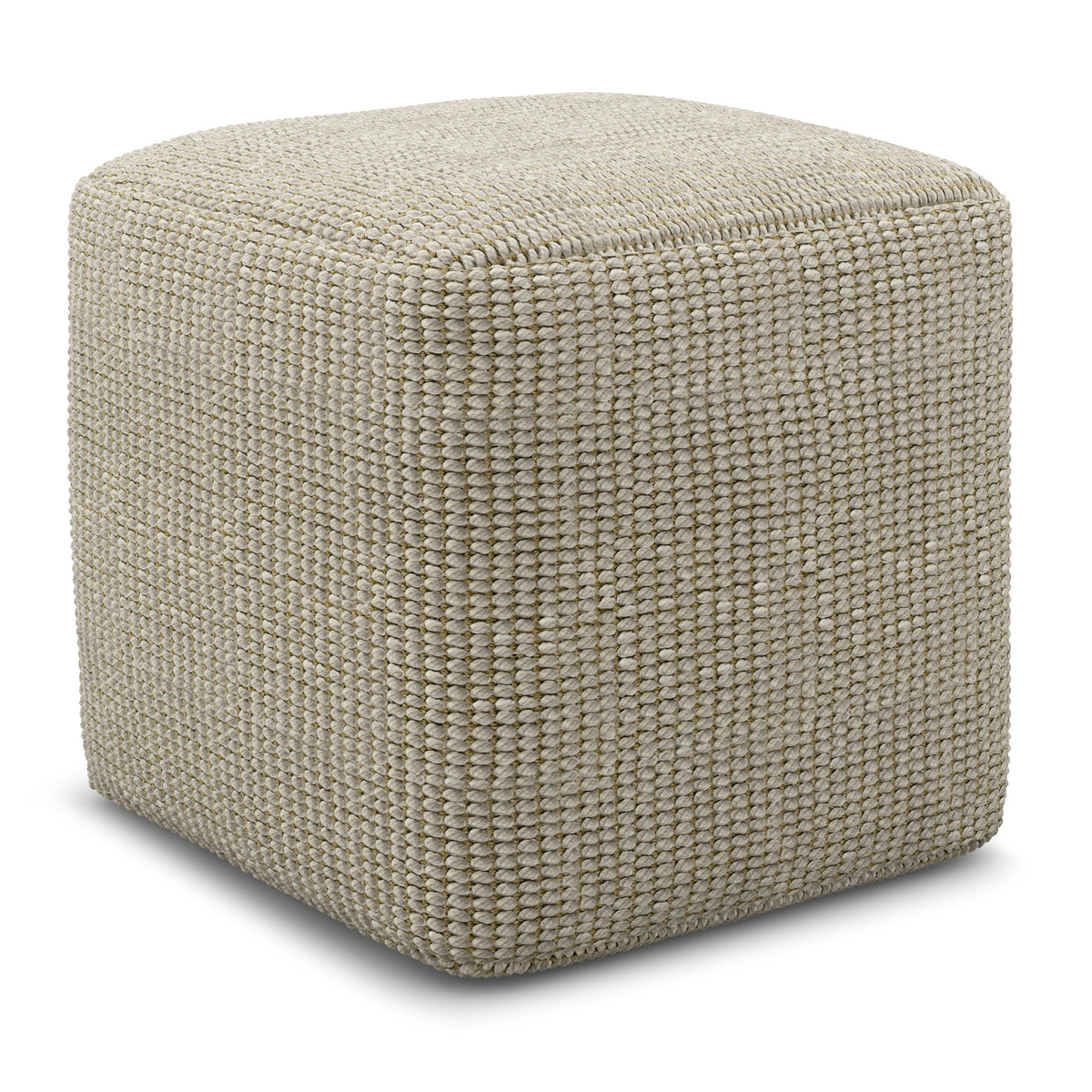 Silver Outdoor Ottoman