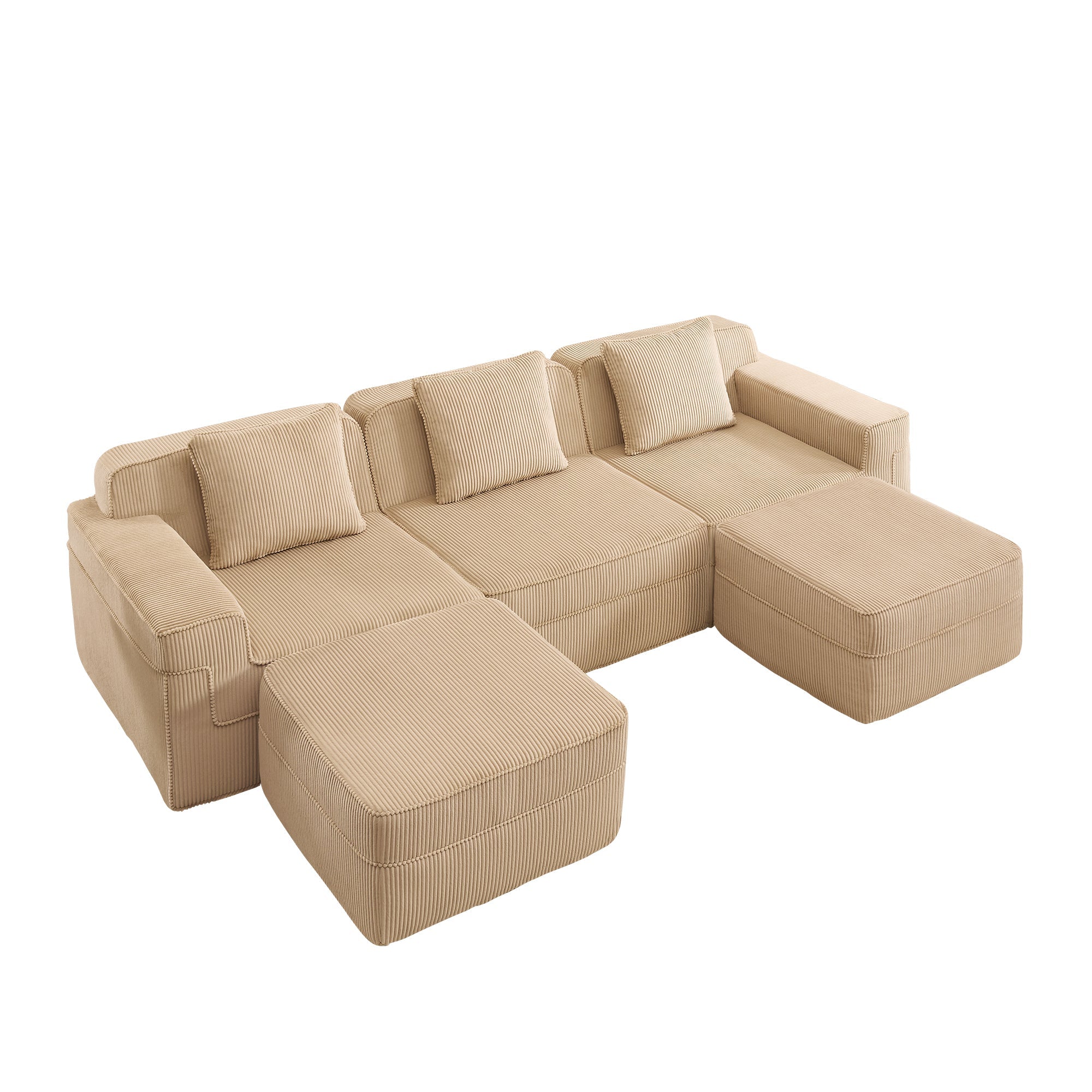 Hudson 3-Seat Boneless Couch in Camel #OttOnly_2 #Color_Camel