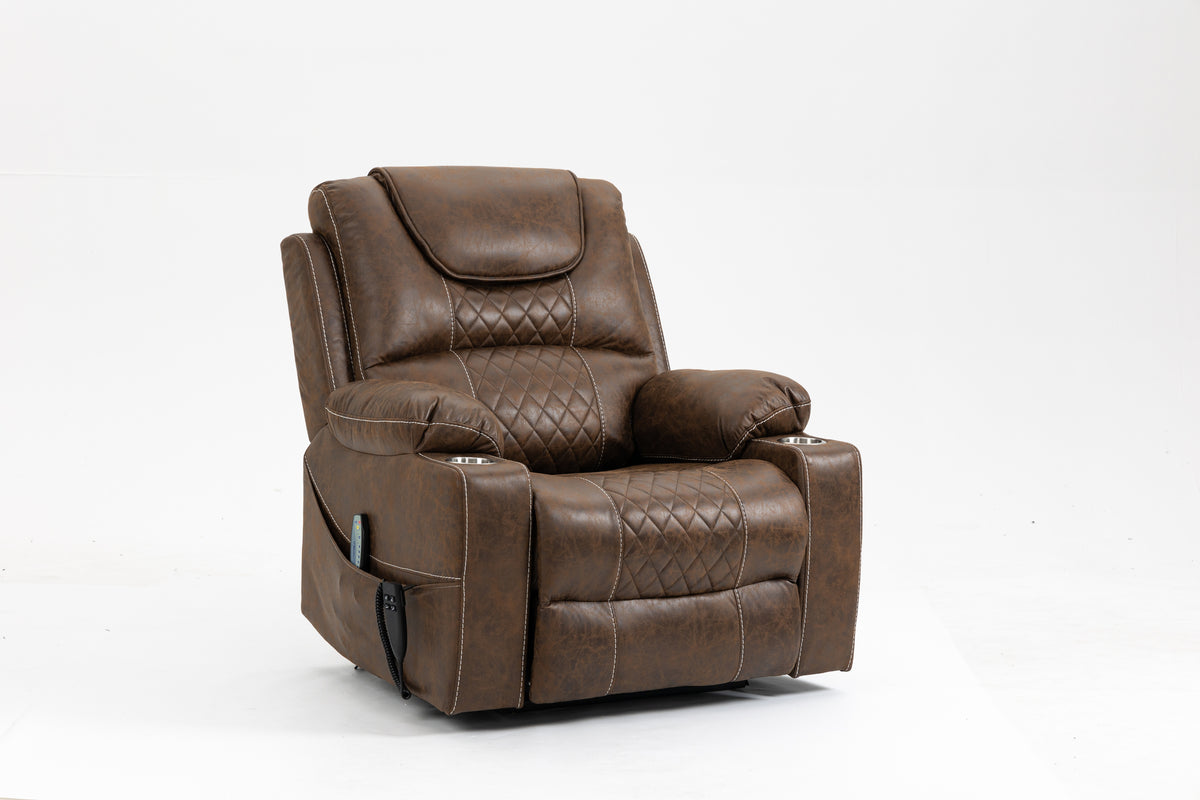 Brown Power Lift Recliner