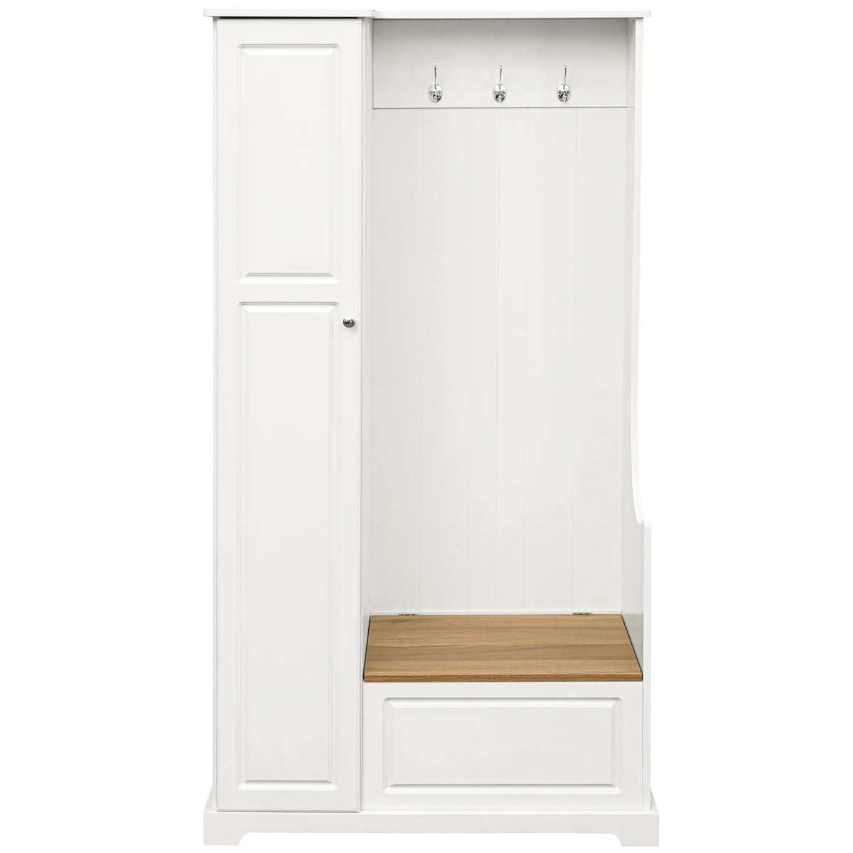 White Hall Tree with Bench, 35.6 in Wide