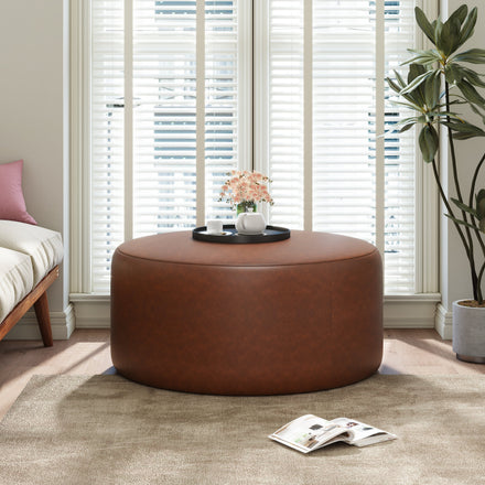 Round Ottomans