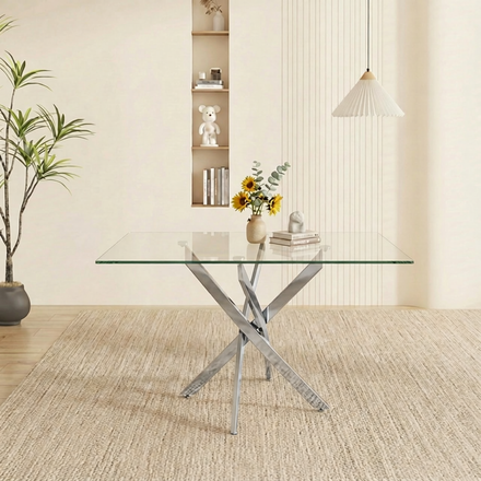 Glass Top Dining Tables