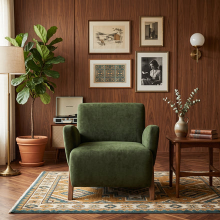 Velvet Accent Chairs