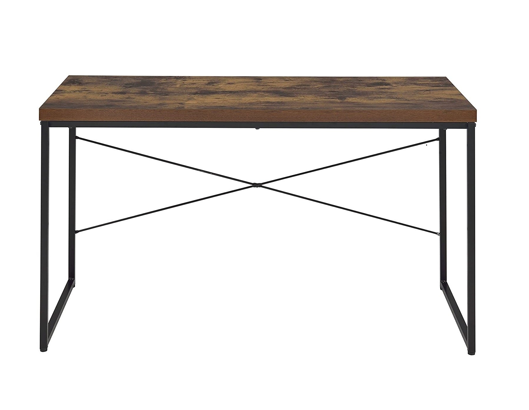 Industrial Writing Desk, 47 in, Oak