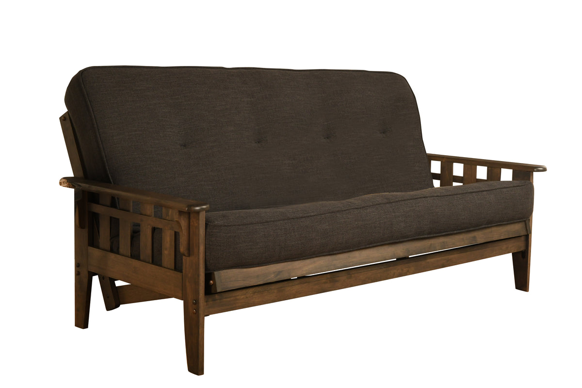 Charcoal Futon, 81 in Wide