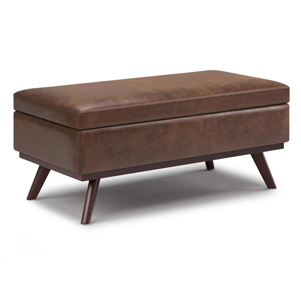 Dark Brown Lift-Top Coffee Table, 42.1 in