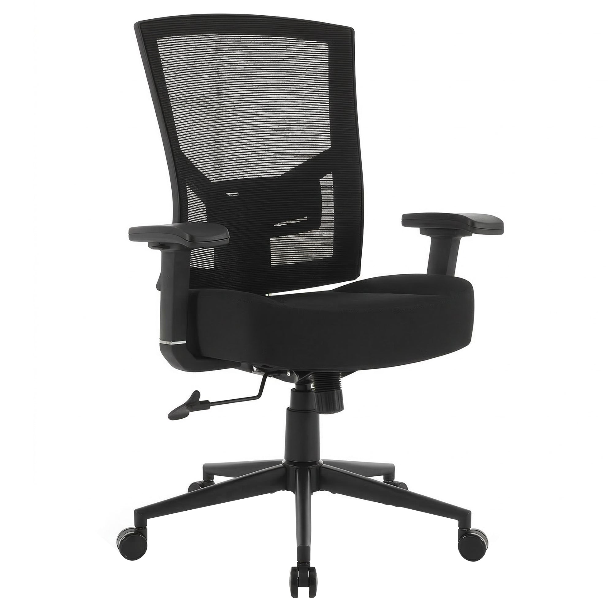 Big and Tall Lumbar Support Office Chair, 600 lb Capacity, Black