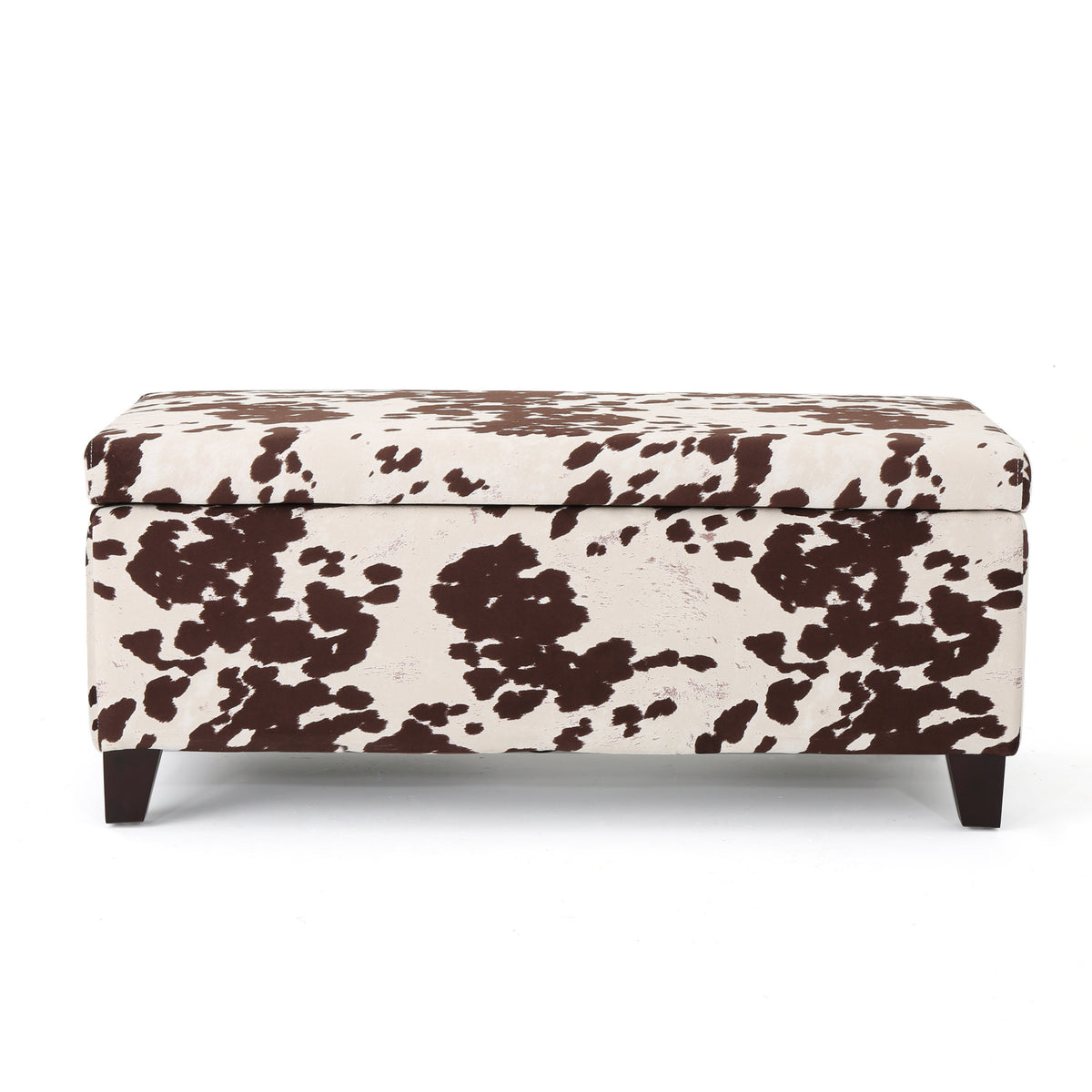 Brown Storage Ottoman, 38.3 in
