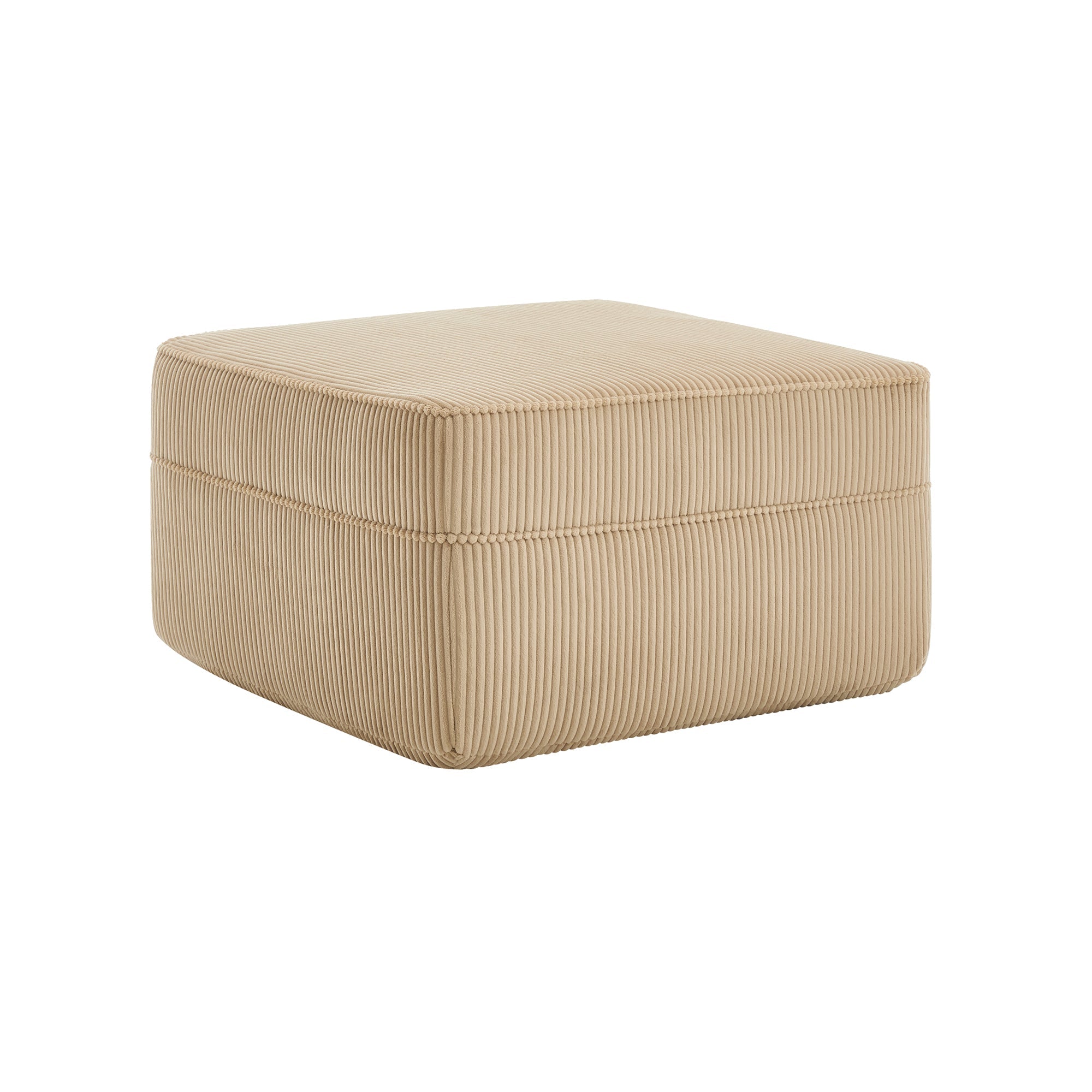 Hudson Boneless Ottoman in Camel #Color_Camel
