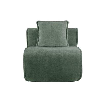 Seneca Boneless Couch - Armless, Olive