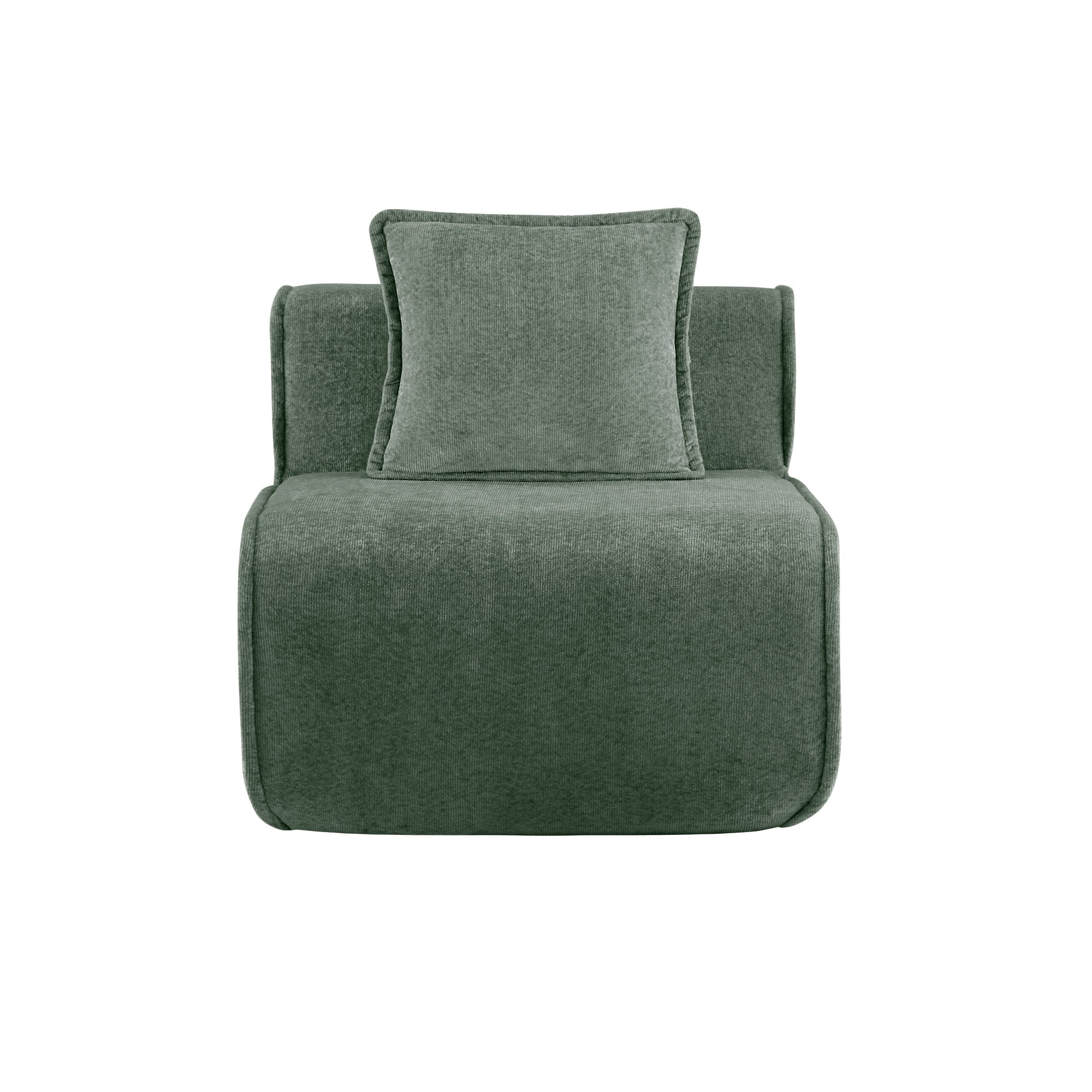 Seneca Armless Module in Olive #Color_Olive