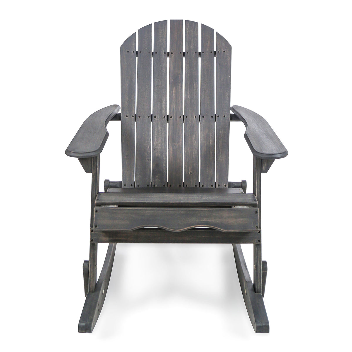 Dark Gray Adirondack Rocking Chair