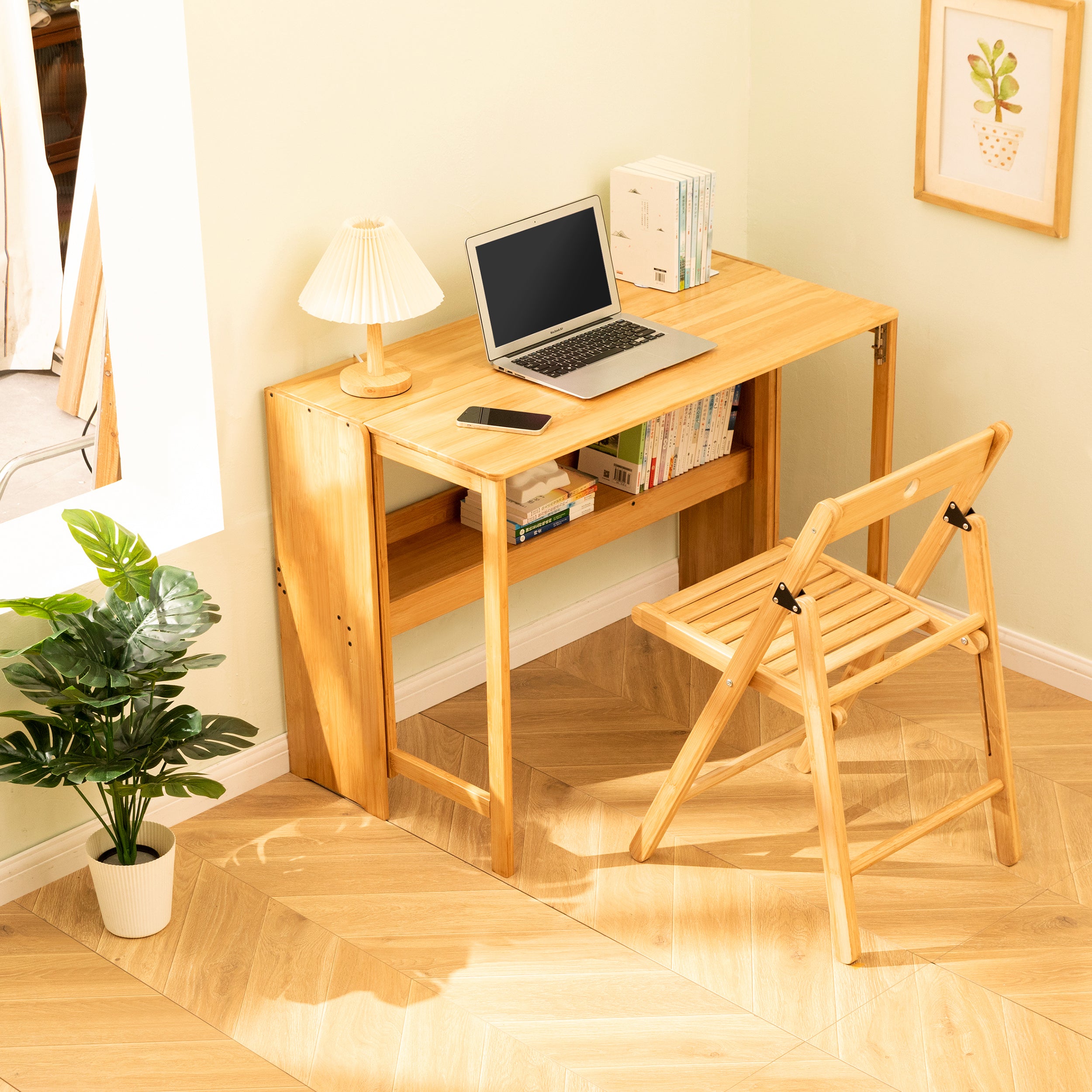 Computer Desk, 32.7 in, Natural