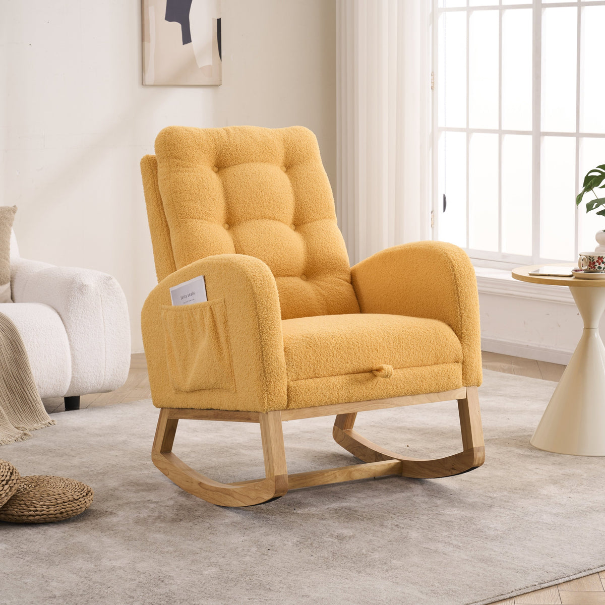 Yellow Rocking Chair