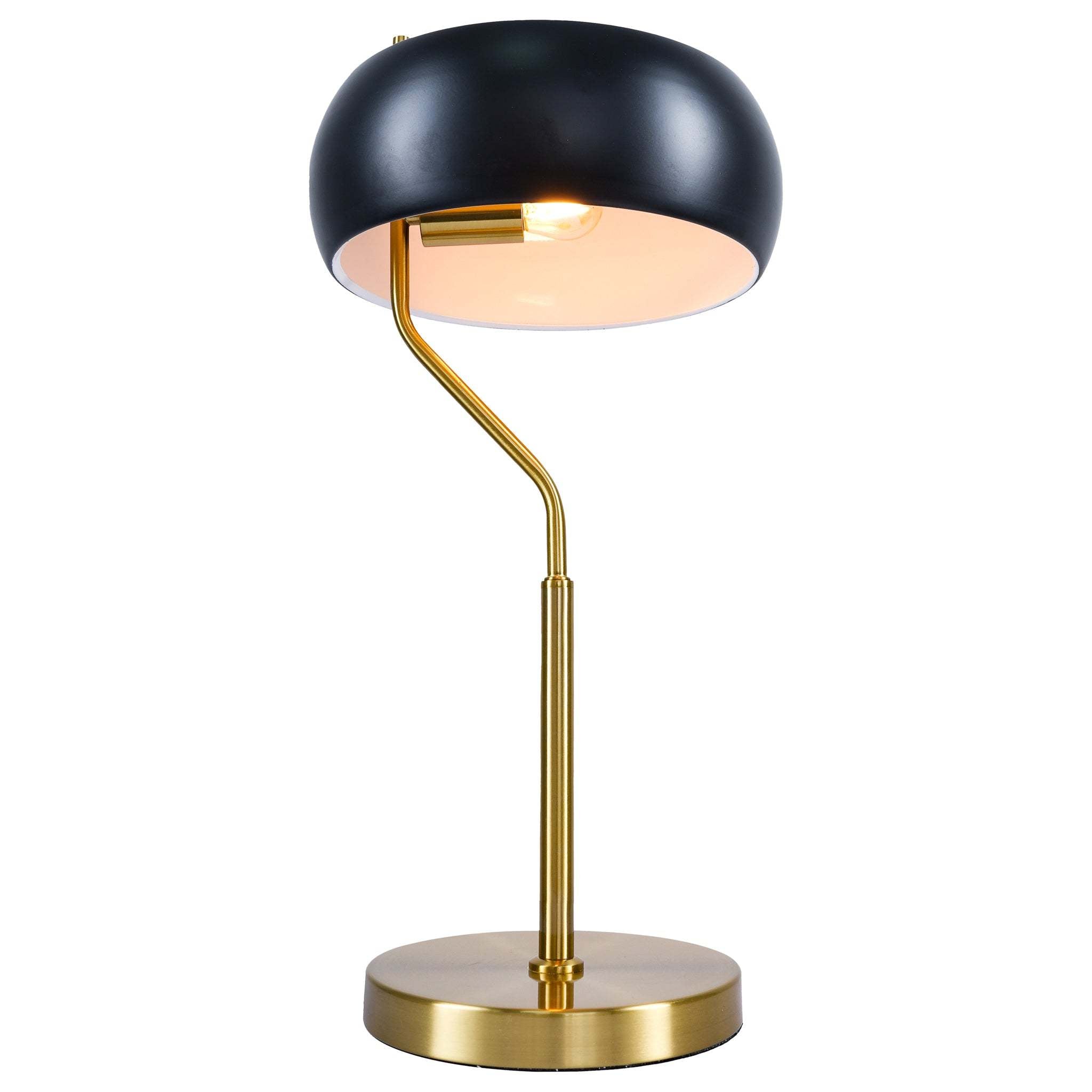 Table Lamp, Dimmable Metal Design, Gold