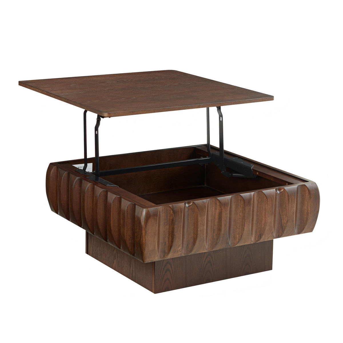 Walnut Lift-Top Coffee Table, 31.1 in