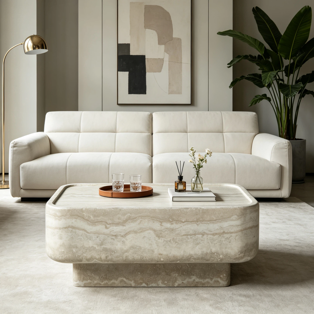 Rectangular Coffee Table, 31.5 in