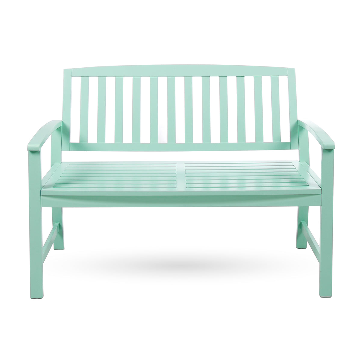 Solid Wood Outdoor Bench, 48.5 in Wide