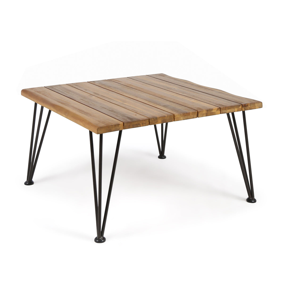 Metal Outdoor Coffee Table, 32.5 in Wide
