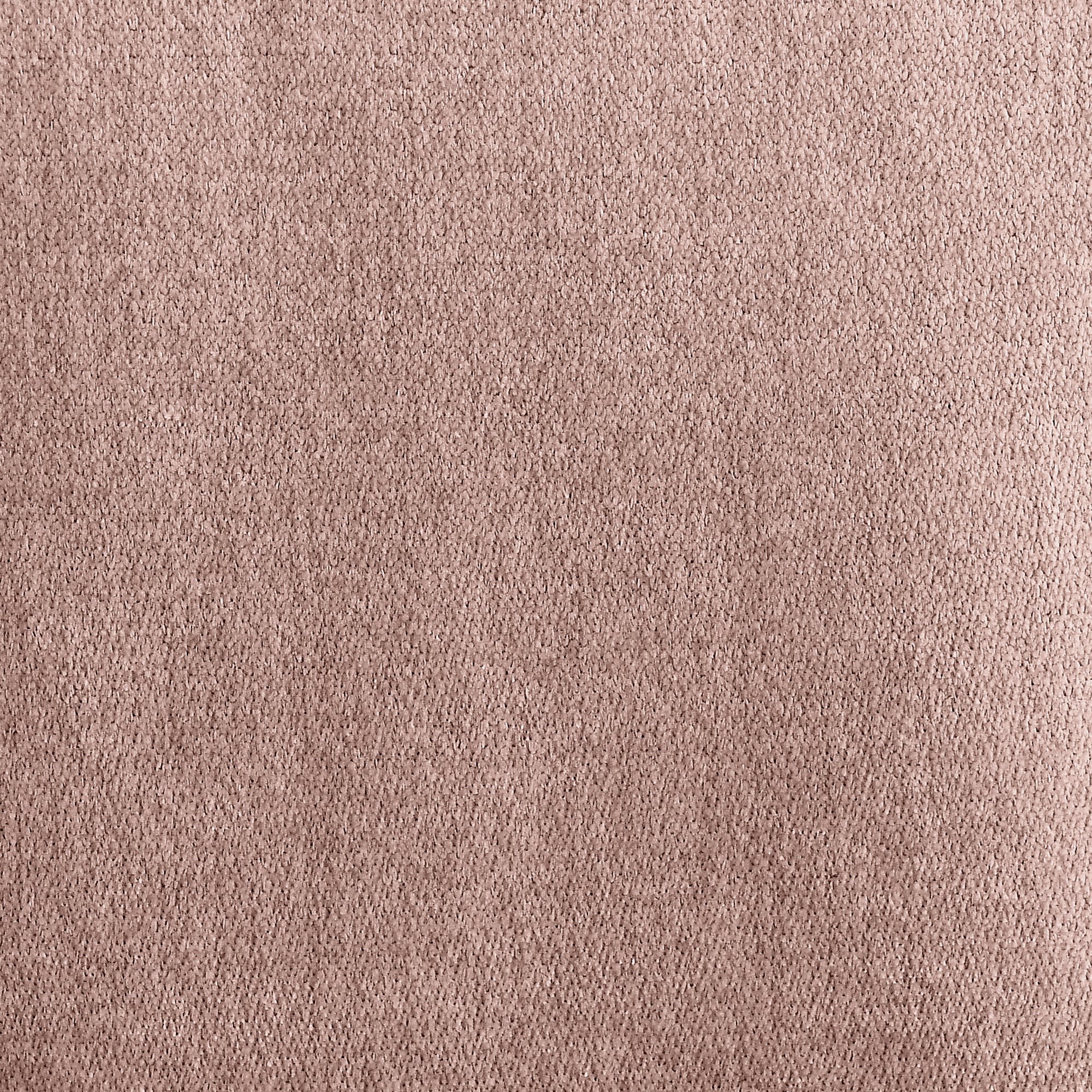 Macro swatch of the soft pink chenille upholstery fabric, also offered in beige and dark grey #Color_Pink