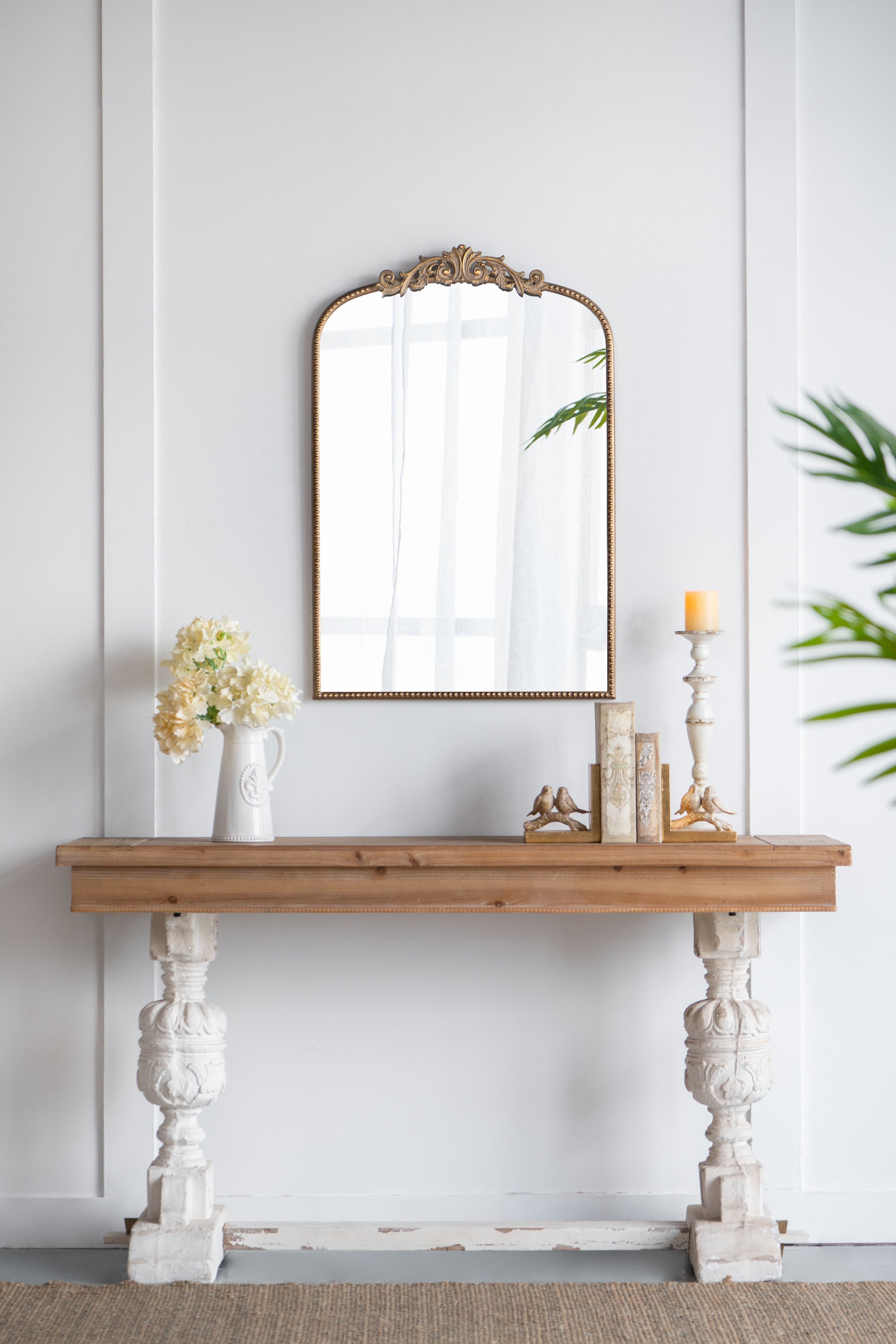 Gold Arch Mirror, 24 x 36 Inch