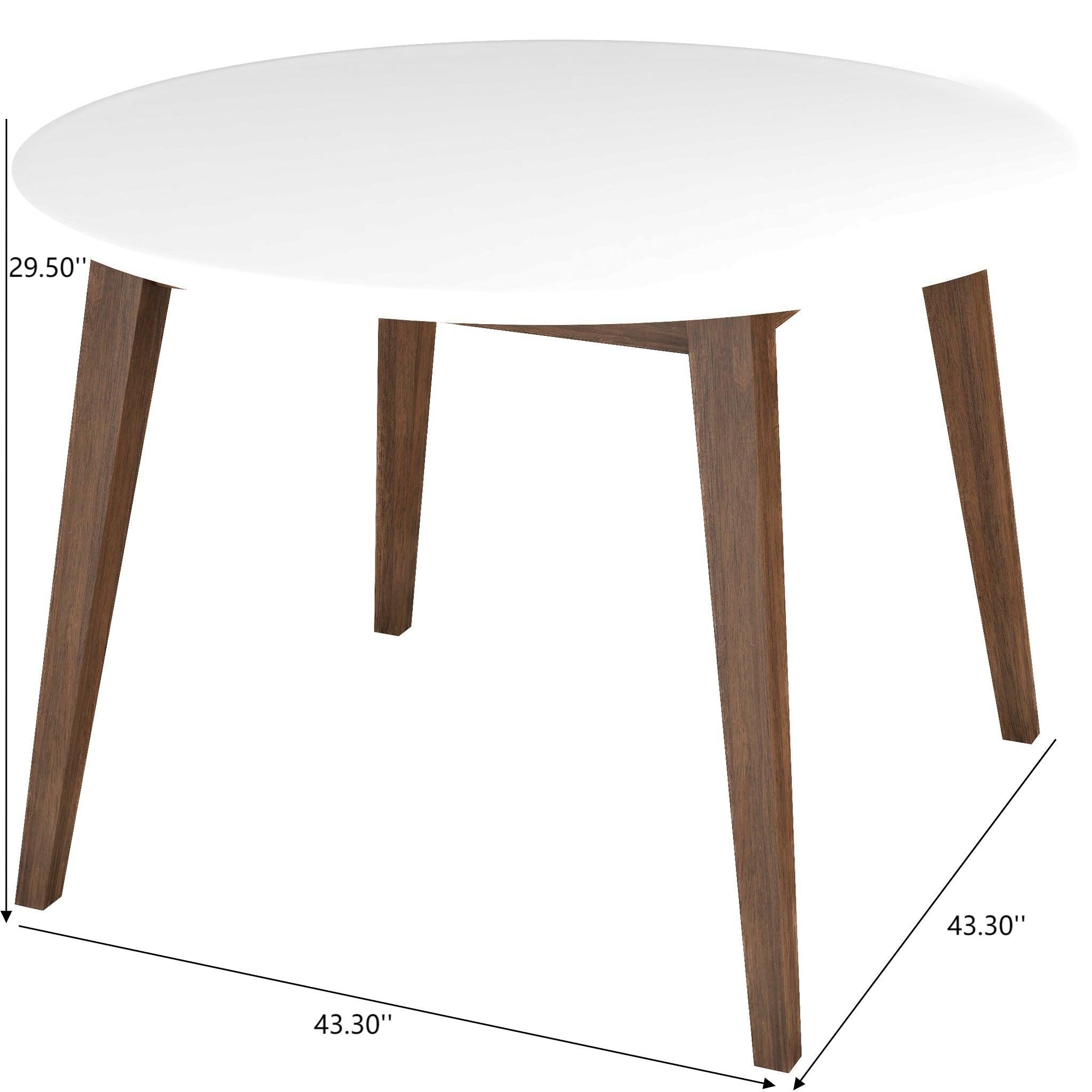 Dimension diagram: 43.3 in diameter, 29.5 in high