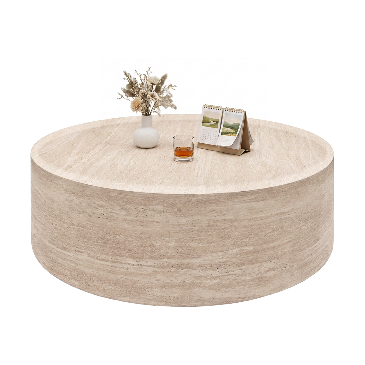 Round Coffee Table, 39.4 in
