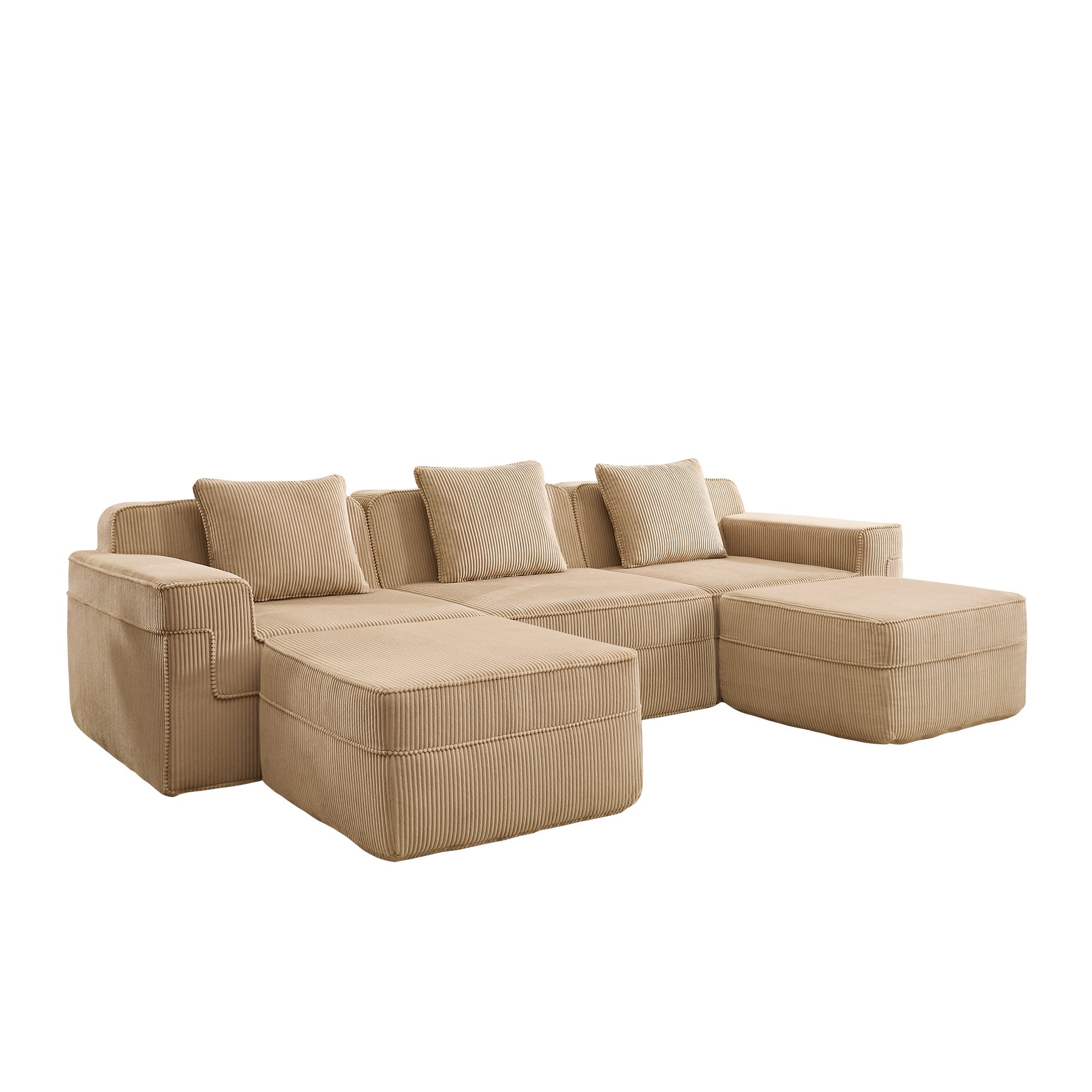 Hudson 3-Seat Boneless Couch in Camel #OttOnly_2 #Color_Camel