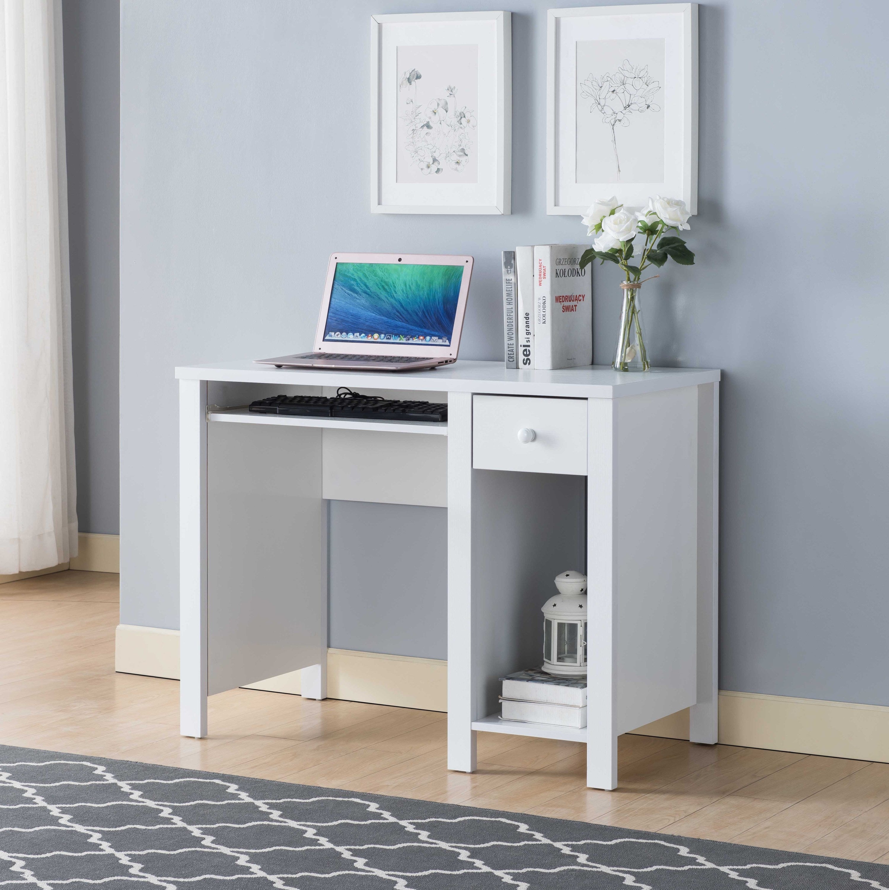 Computer Desk, 39 in, White