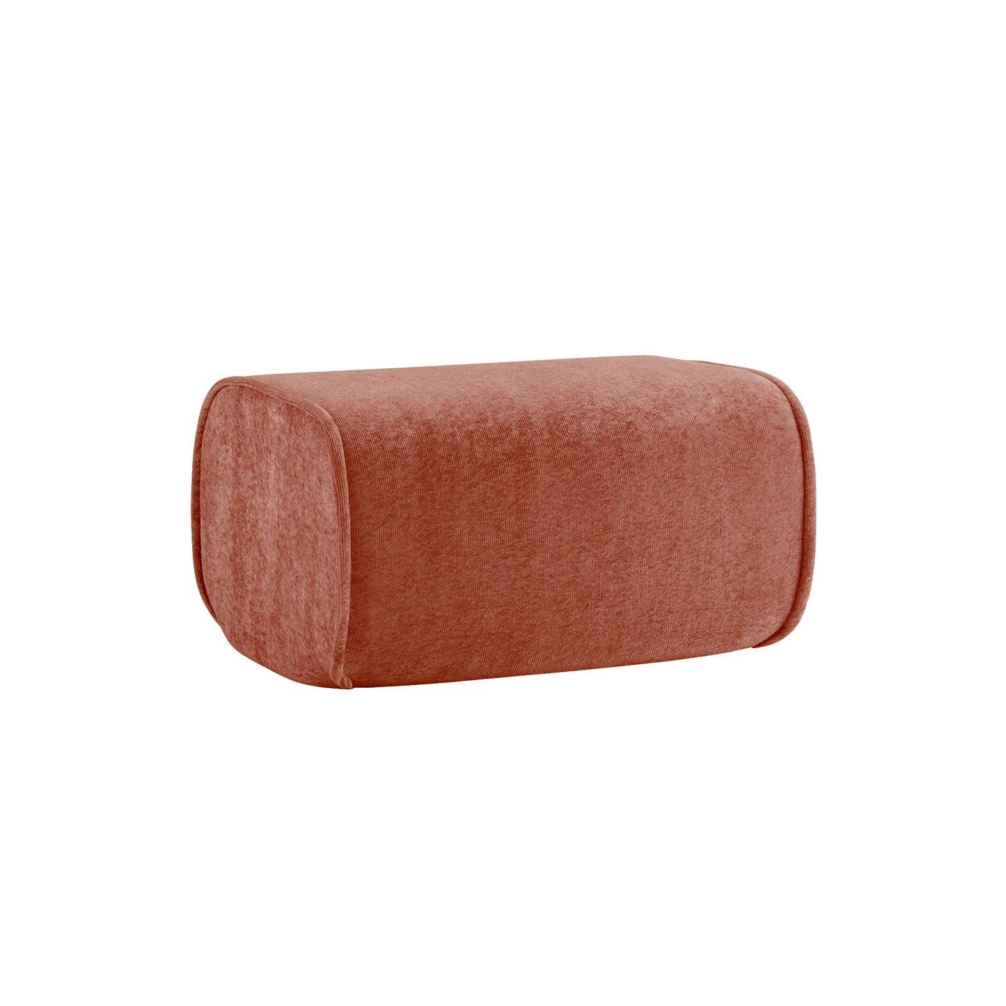 Seneca Boneless Ottoman - Terracotta