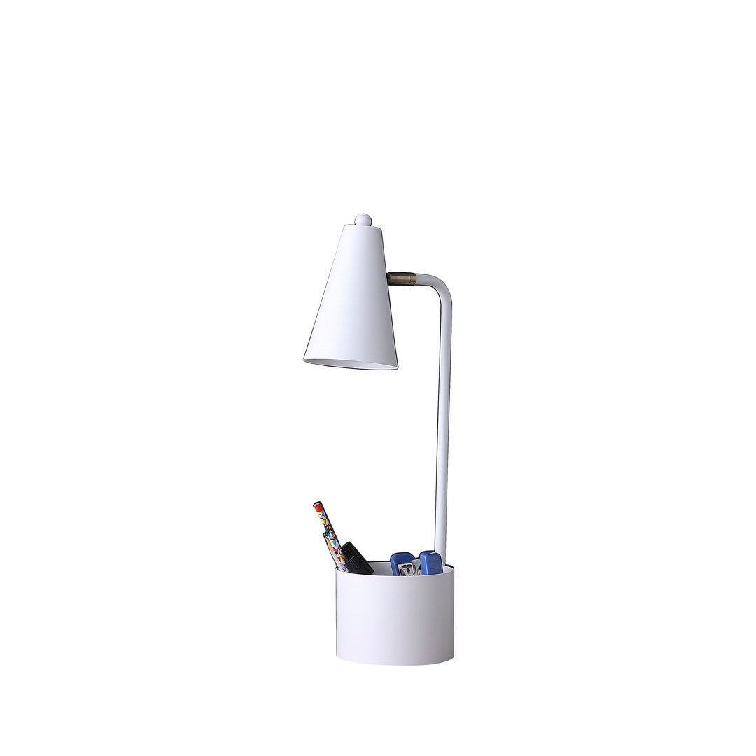 Desk Lamp, Metal Task Design, White