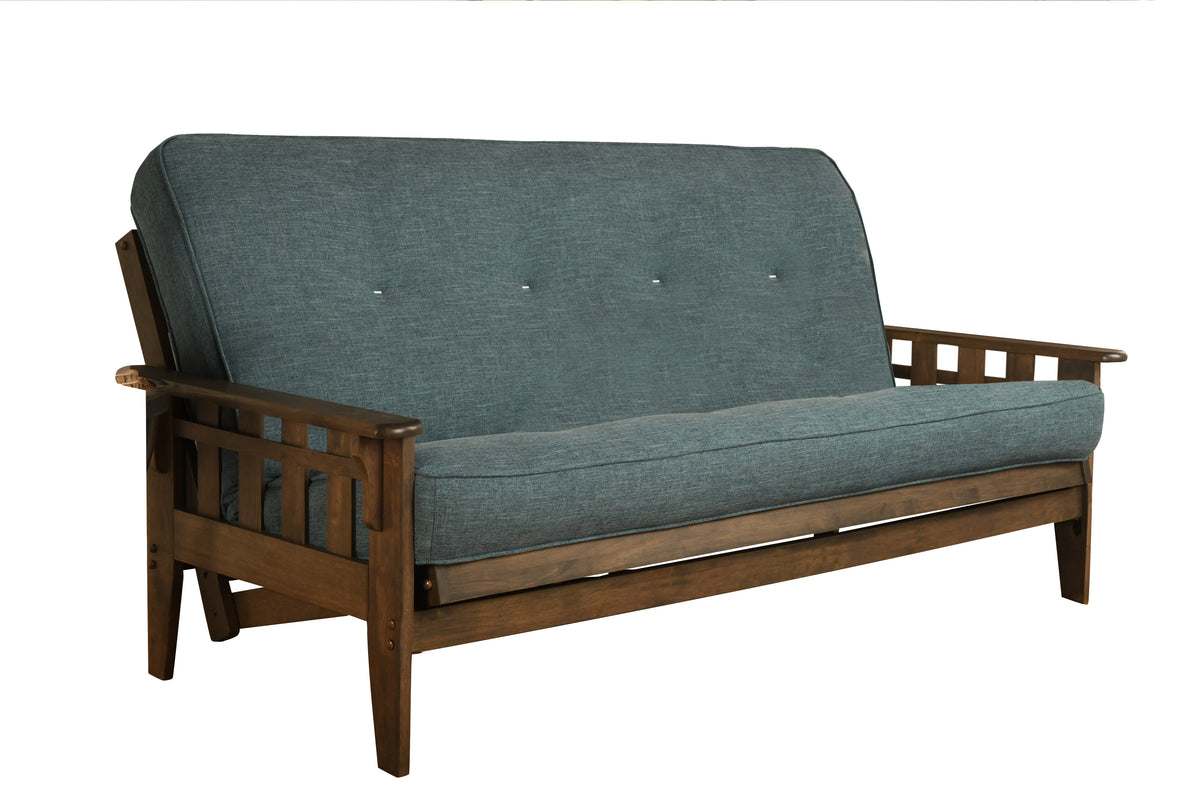 Blue Futon, 81 in Wide