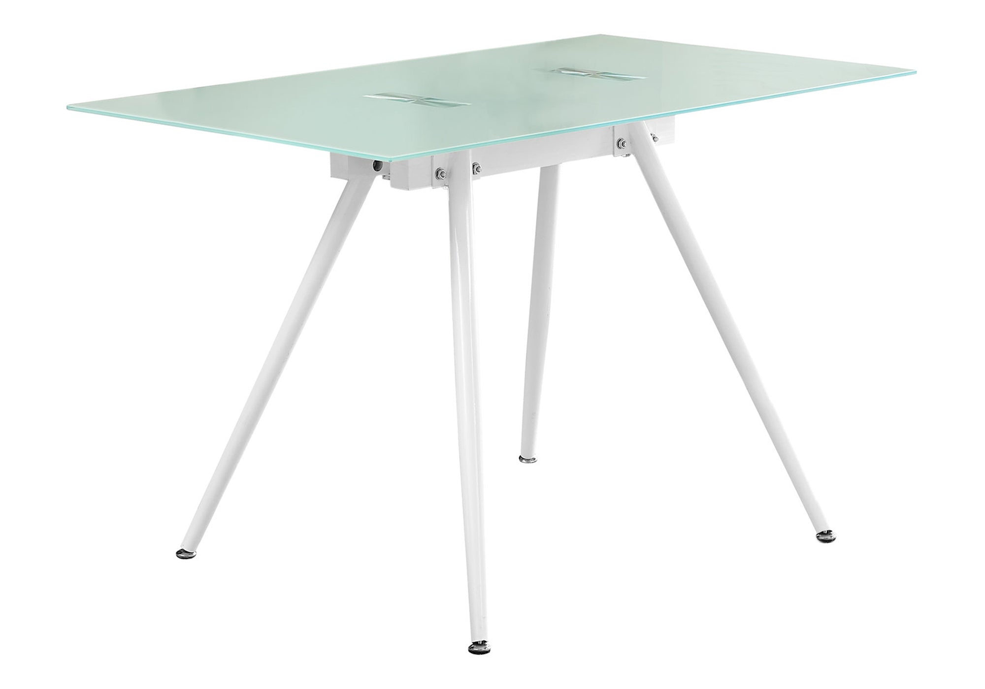 Contemporary Computer Desk, 47.3 in, White