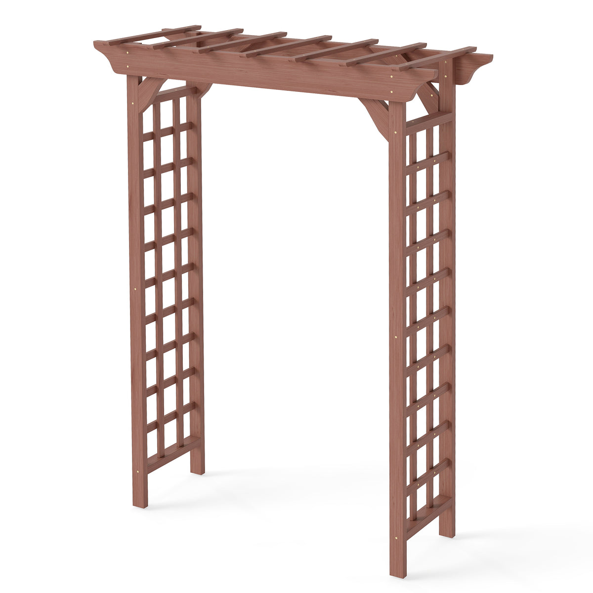 Brown Solid Wood Garden Arbor