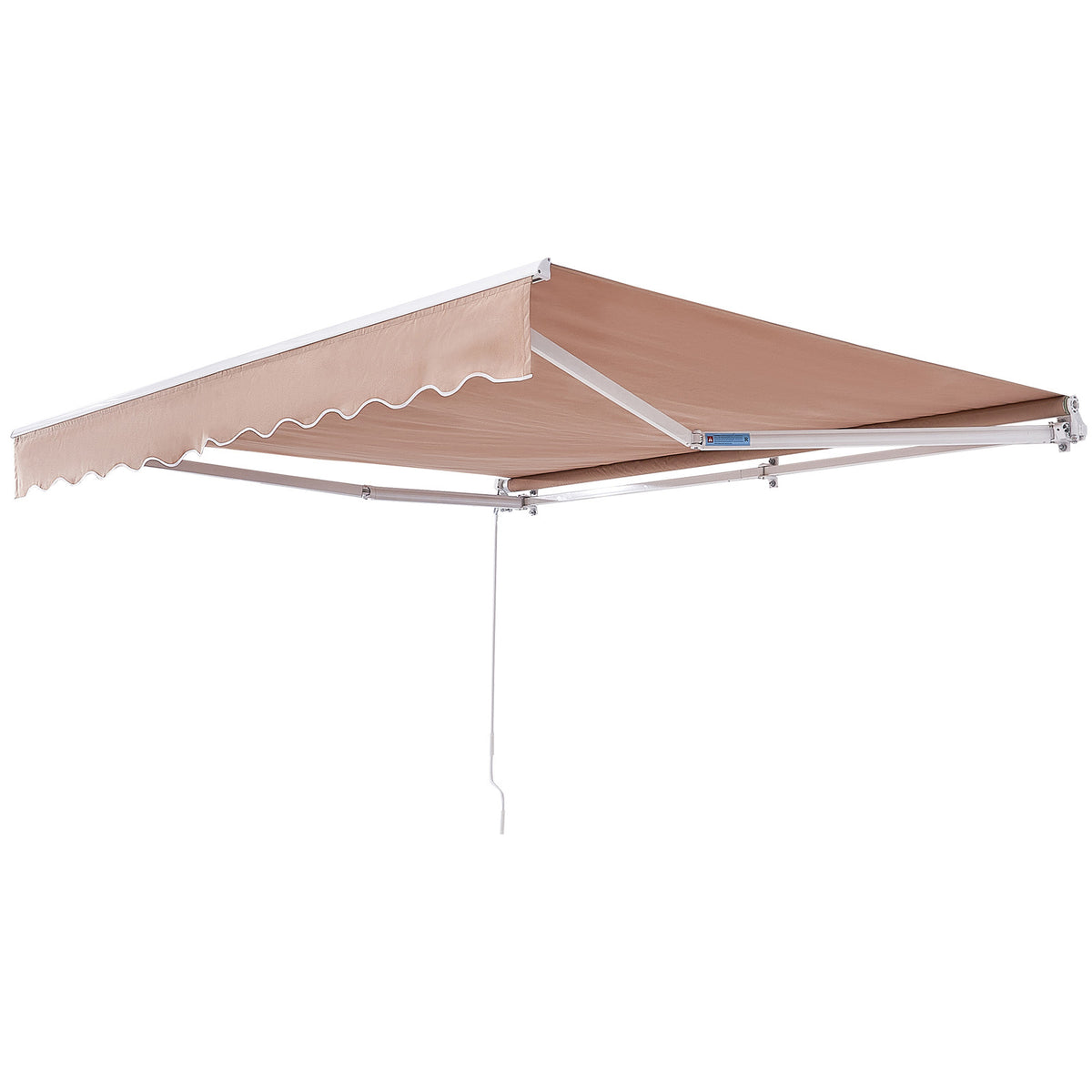 8x13 ft Silver Retractable Awning