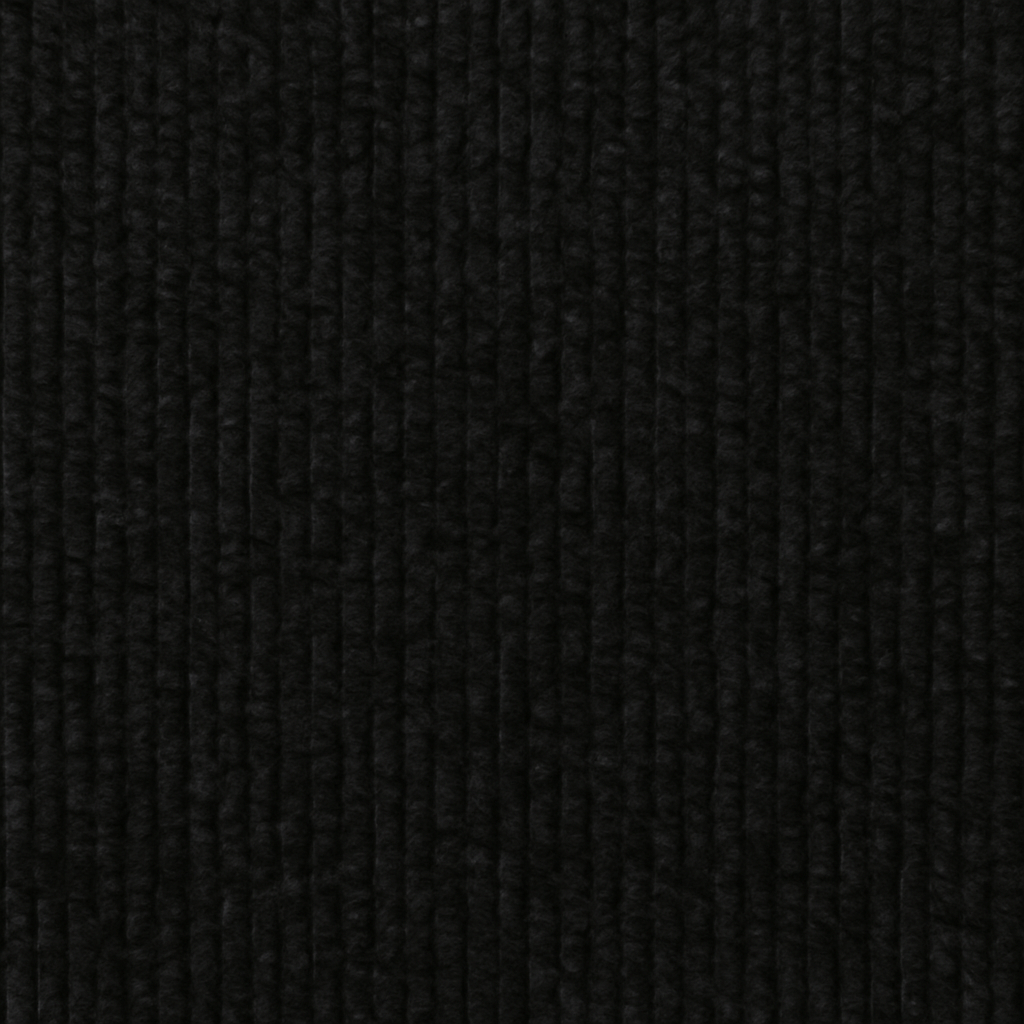 Fluffy Lounge Chair in Chenille Black #Fabric_Chenille Black