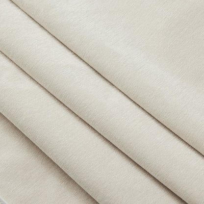 Close-up shot showcasing the plush chenille fabric of a fluffy cream sectional — emphasizing its soft texture, machine washable slipcover, and pet-friendly durability perfect for everyday use.