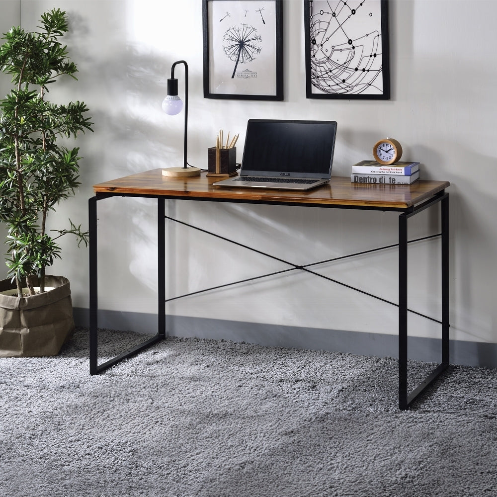 Writing Desk, 47 in, Oak, 22 in Deep