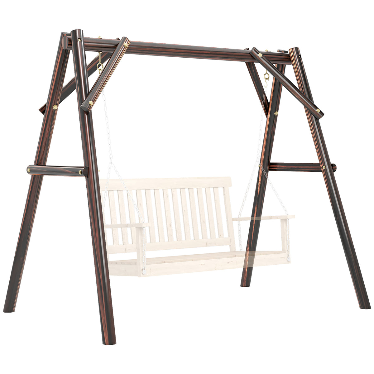 Wood Porch Swing Stand