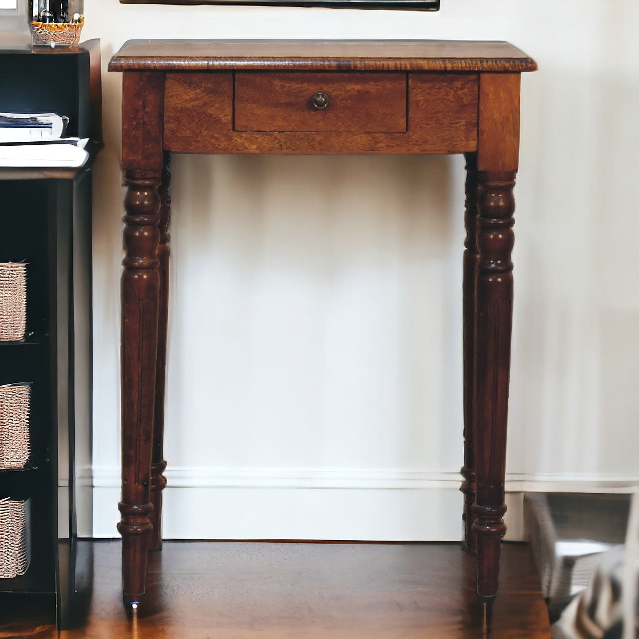 Writing Desk with Drawers, 23.6 in