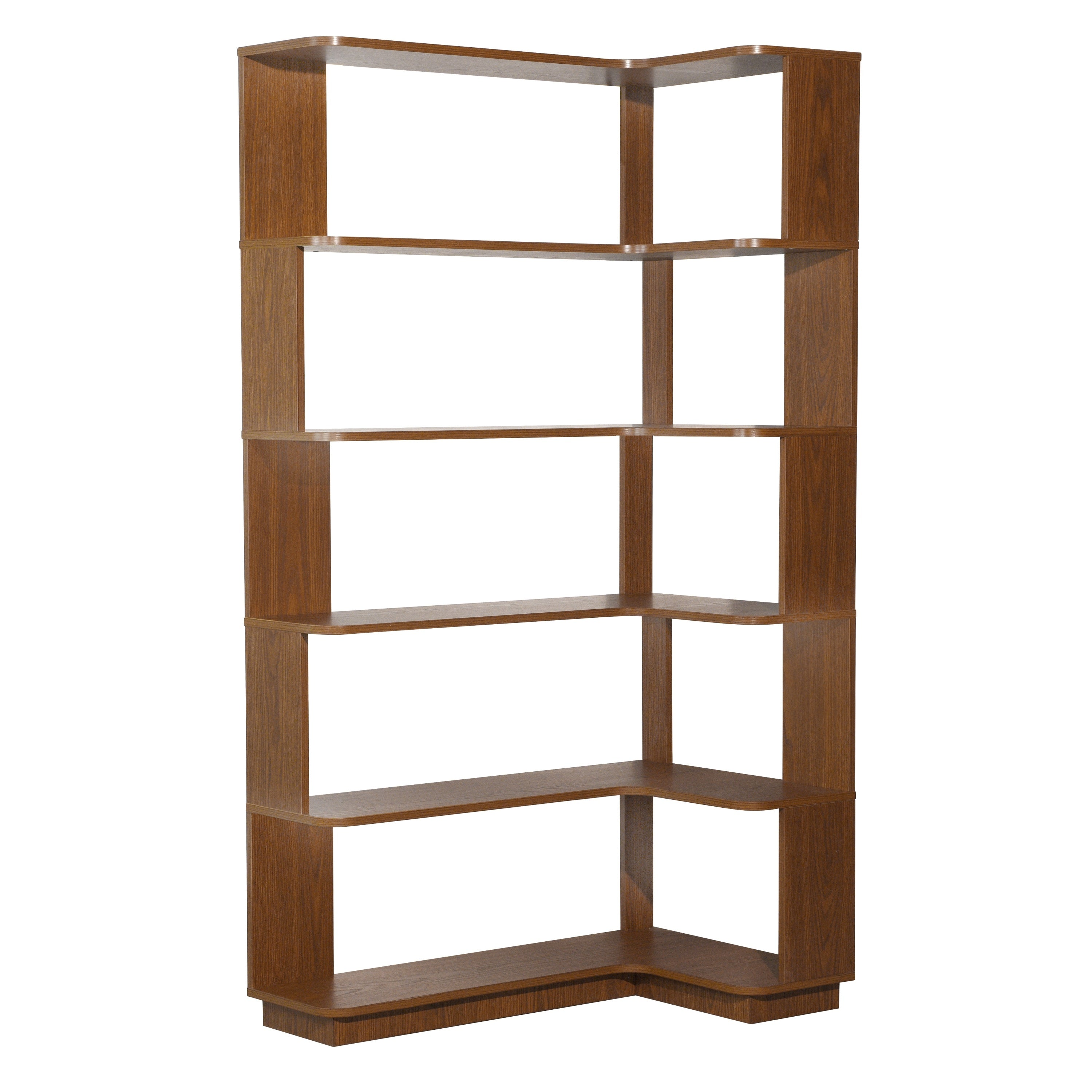 L-Shaped Storage Cabinet, 35.4 in, Oak