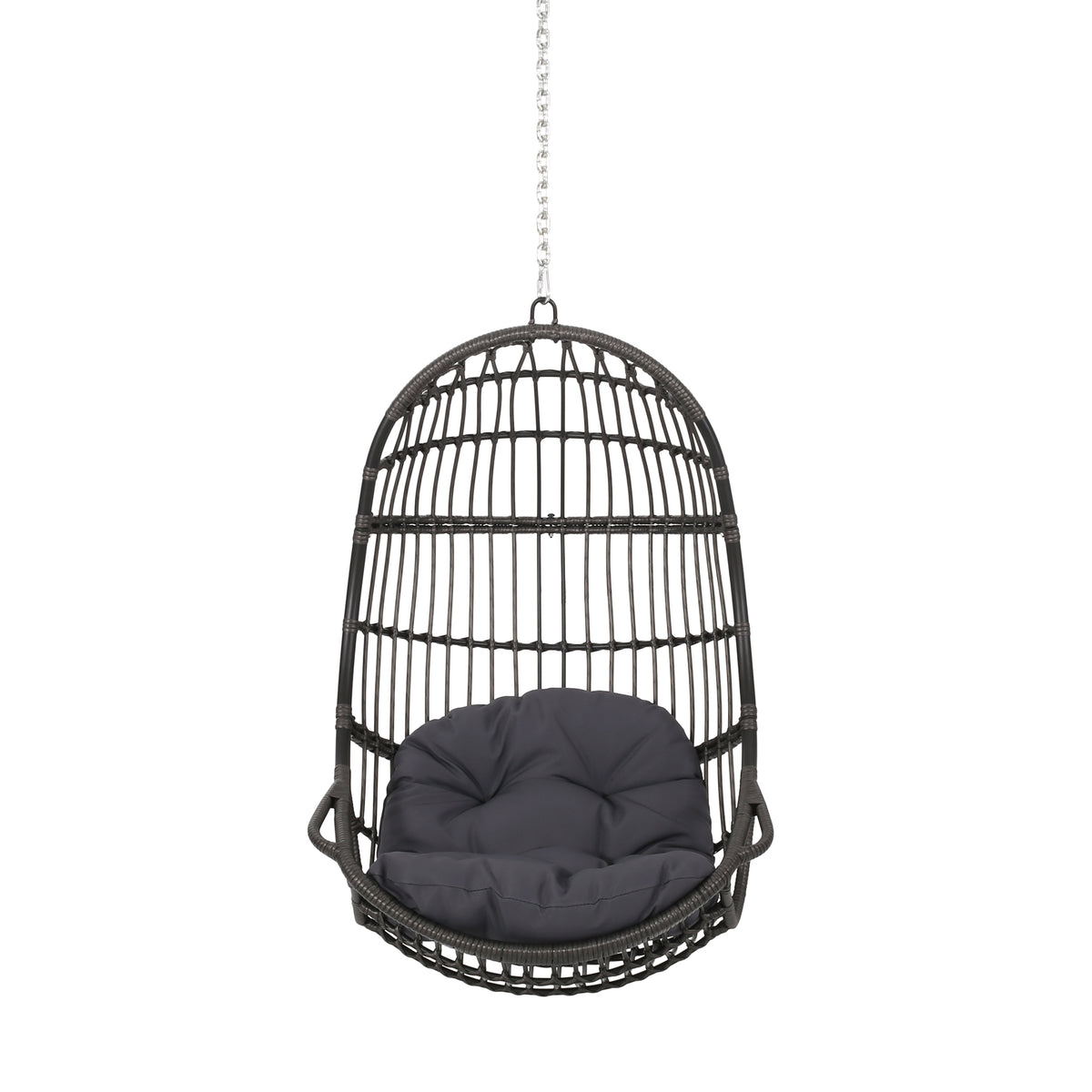 Gray Wicker Hammock Chair