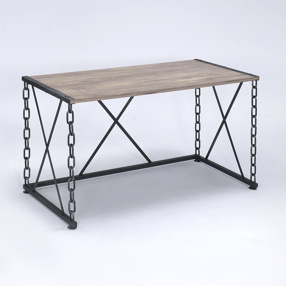 Rustic Writing Desk, 48.5 in, Oak