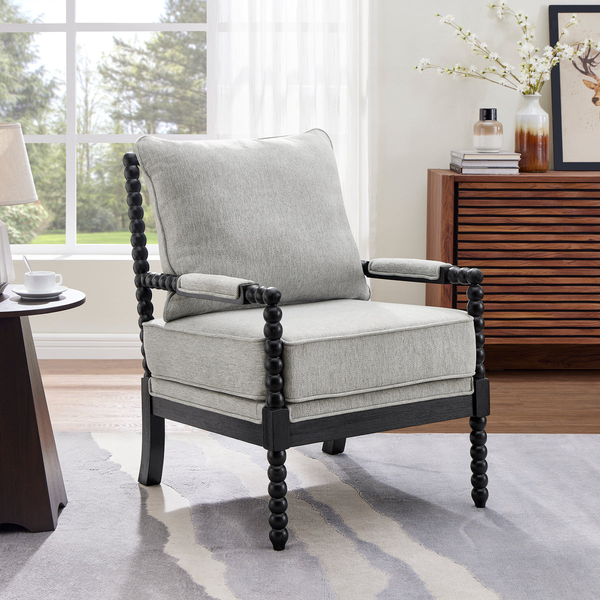 Gray Accent Chair