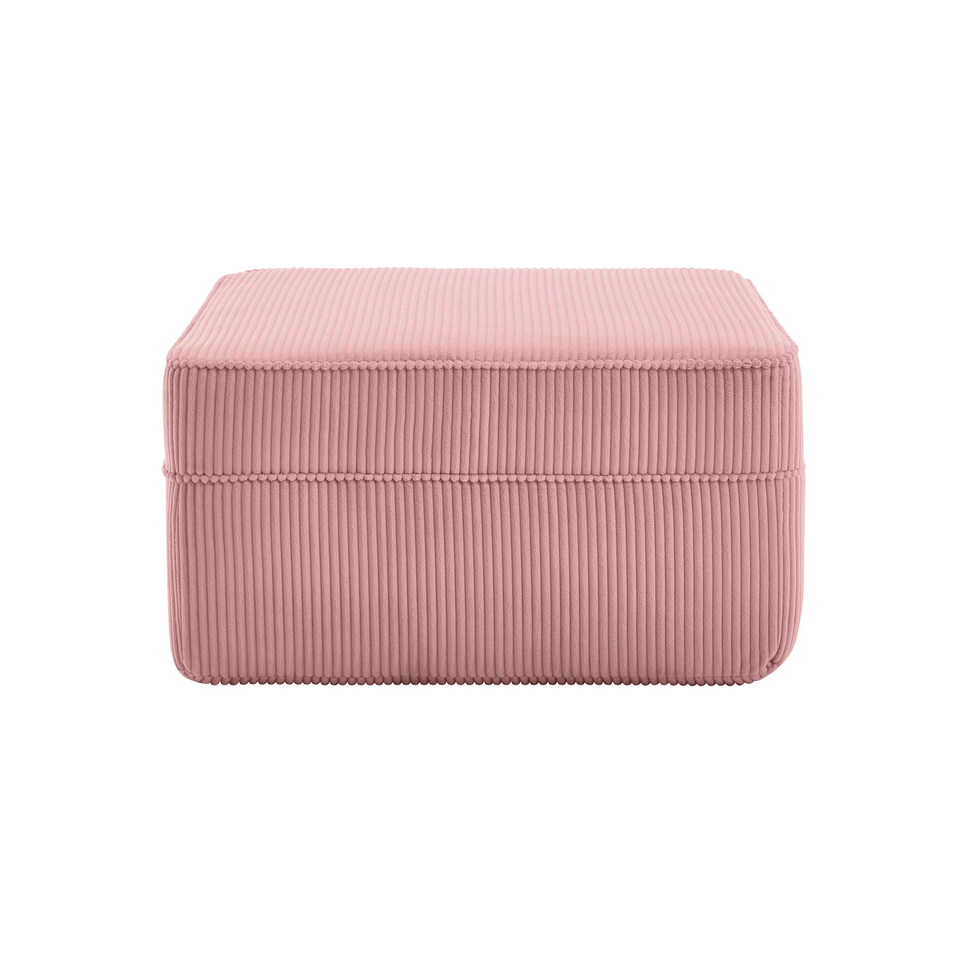 Hudson Boneless Ottoman in Pink #Color_Pink