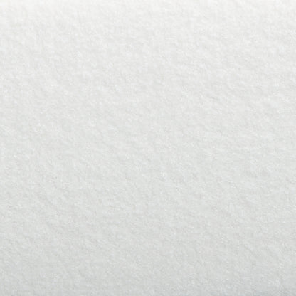 Close-up of white bouclé fabric texture on king bed frame
