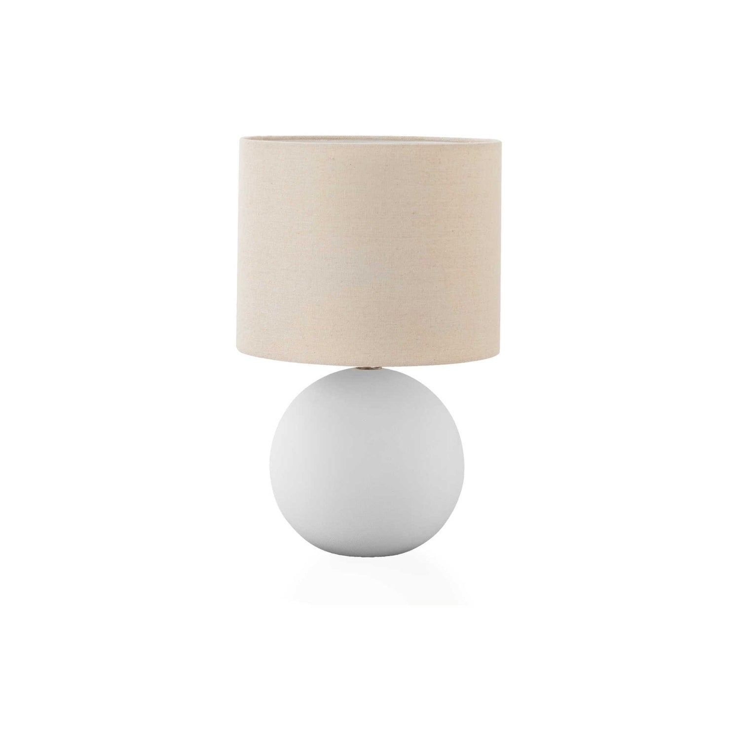 Table Lamp with Ceramic Base in Cream