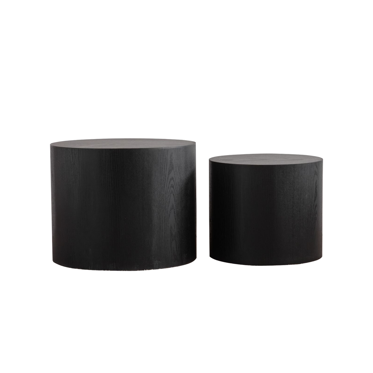 Black Coffee Table, Set of 2