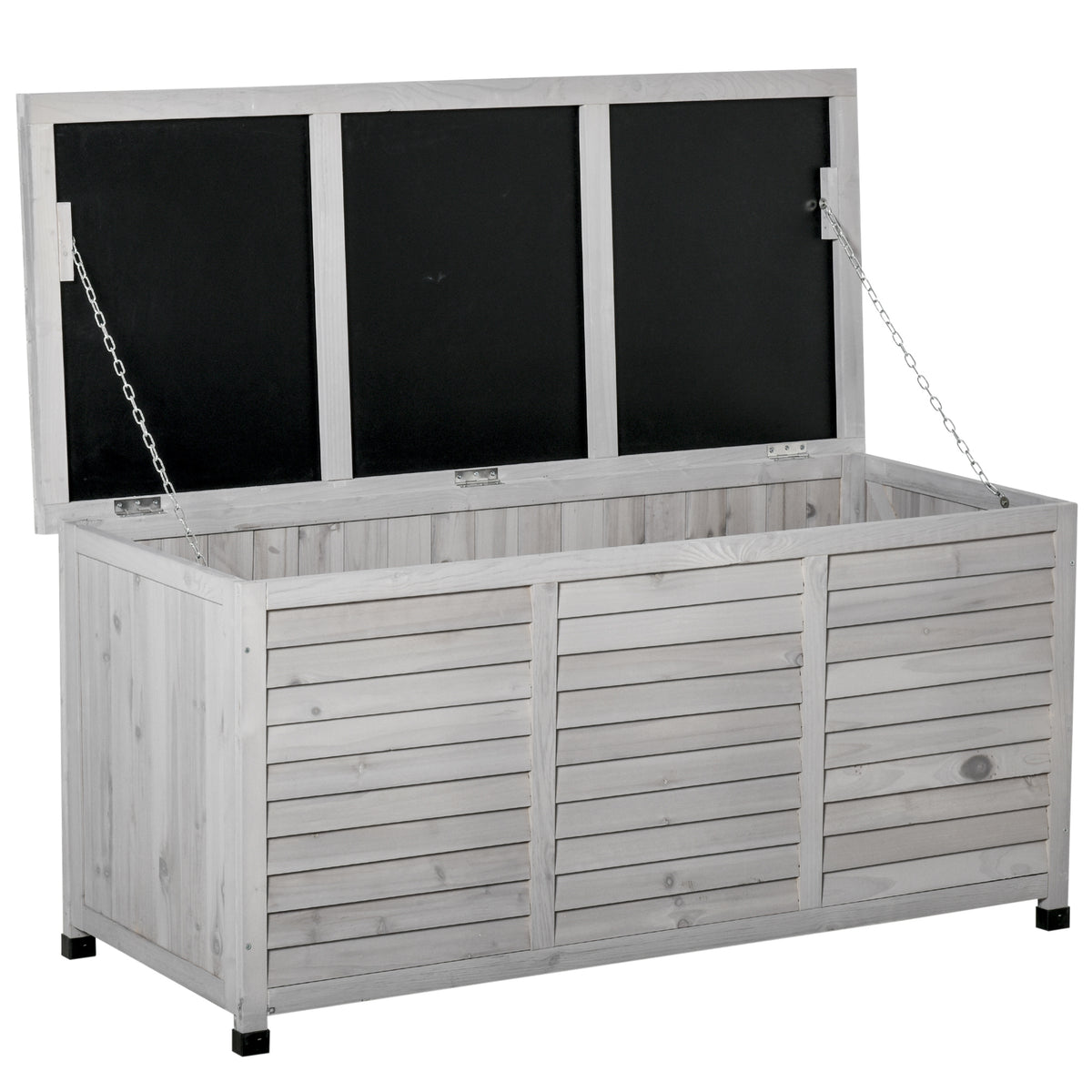 75 Gallon Gray Deck Box