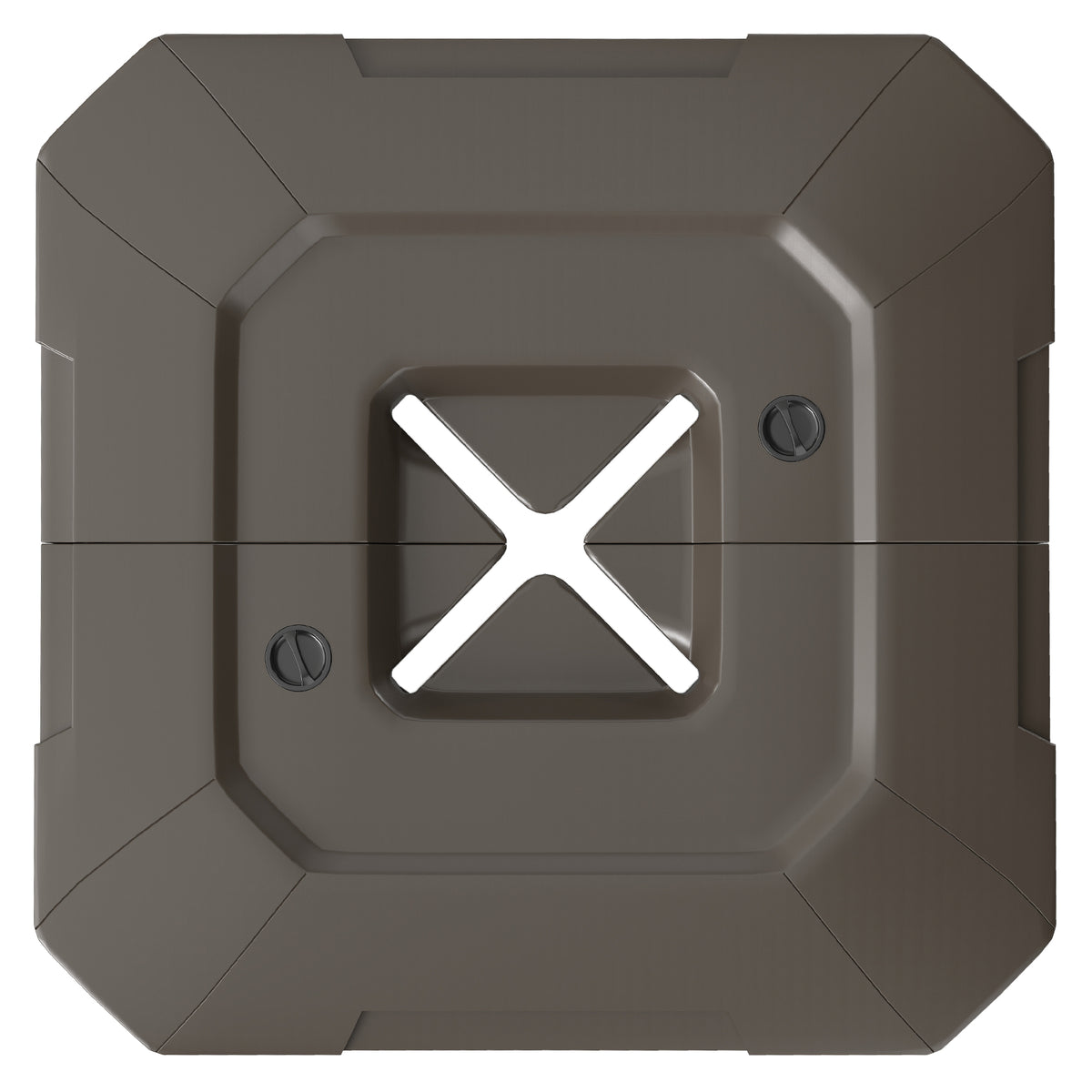 Brown HDPE Umbrella Base Weights, Set of 2
